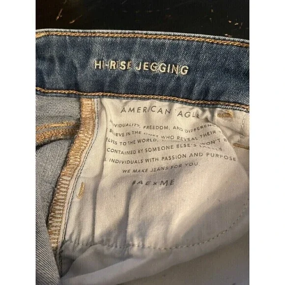 American Eagle Women’s Jeans Next Level Stretch High Rise Jegging Size 4 Regular - Picture 3 of 7